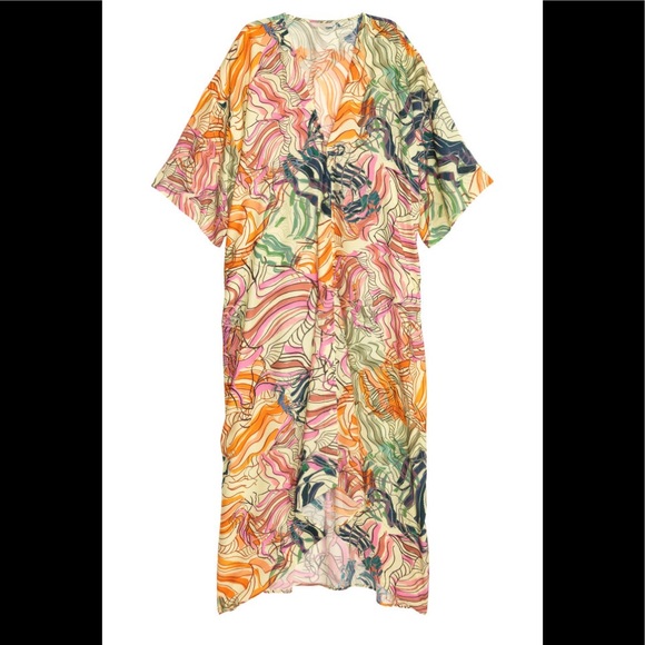 H&M boho Beach Hawaii Robe dress Jungle overall - Picture 2 of 8